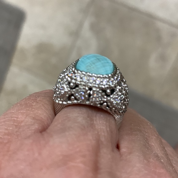 Judith ripka size 7 ring - Picture 6 of 6